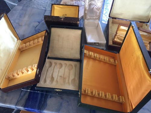 Coffrets argenterie boites lot - argenterie,